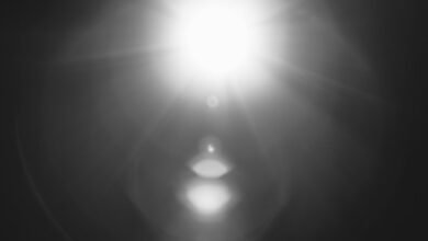 photographic lens light effect